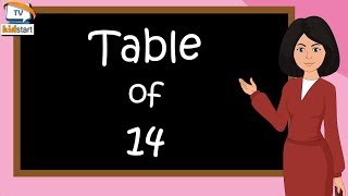 Table of 14  Rhythmic Table of fourteen  Learn Multiplication Table of 14 x 1  14  kidstartv [upl. by Eniamrehc]