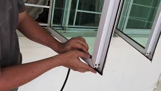 Changing Rubber On Window Frames [upl. by Letsyrc]