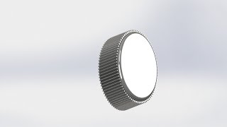 How to create straight knurling in solidworks [upl. by Swinton]