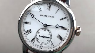 Philippe Dufour Simplicity 37 Philippe Dufour Watch Review [upl. by Morvin]