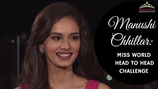 Miss India World 2017 Manushi Chhillars Head To Head Challenge Performance [upl. by Waddell]