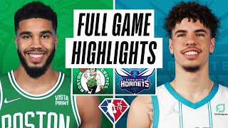 CELTICS at HORNETS  FULL GAME HIGHLIGHTS  October 25 2021 [upl. by Bellaude]