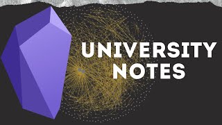 Obsidian Organization of Notes  University Student Example  Part 1 [upl. by Tessil]