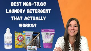 Best NonToxic Laundry Detergent That Actually Works [upl. by Geraud341]