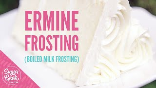 How To Make Cooked Flour Frosting Ermine Frosting [upl. by Ellinad65]