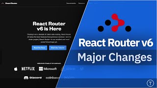 React Router v6 Major Changes [upl. by Ceil770]