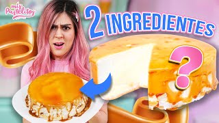 PASTEL VIRAL CARAMELO CON 2 INGREDIENTES ¿SABE BIEN  MIS PASTELITOS [upl. by Los889]