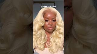 Styling a blonde latisha wig💕 [upl. by Kalvn]