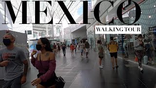 CANCUN  MEXICO  PLAZA LAS AMERICAS  WALKING TOUR [upl. by Nilyaj]