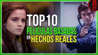 TOP 10 Mejores Películas BASADAS en HECHOS REALES [upl. by Lissak401]