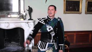 Address to the Haggis short version by Hire Pipe Major [upl. by Nottage]