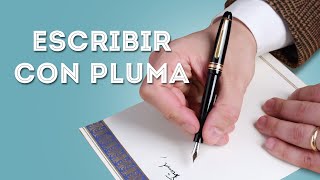 Cómo escribir con pluma [upl. by Gertrudis652]