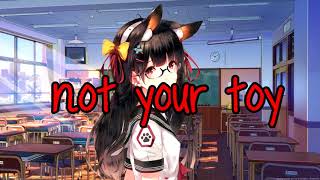 Nightcore  Toy  Netta  Israel  Eurovision 2018  Lyrics [upl. by Kerat]