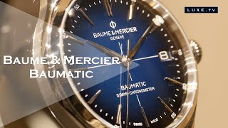 Baume amp Mercier  Luxury and hightech horology finally available  LUXETV [upl. by Tiffi]