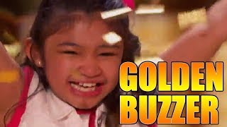 Girl On Fire（Cover by Angelica Hale）Golden Buzzer Americas Got Talent 2017 Judge Cuts｜GTF [upl. by Amary]