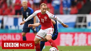 Christian Eriksen in stable condition after Euro 2020 cardiac arrest  BBC News [upl. by Oman275]