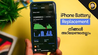 iPhone Battery Replacement Important things to Know in Malayalam [upl. by Zeeba]