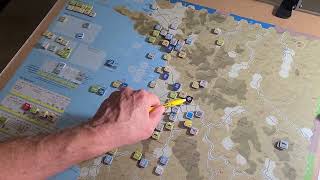 Salerno 43 Campaign Game  Turns 1718 [upl. by Artsa]