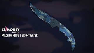 CSGO  Falchion Knife  Bright Water [upl. by Enileuqcaj]