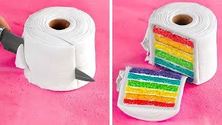 TOILET PAPER CAKE  JawDropping Dessert Ideas That Look So Real  Cake And Chocolate Recipes [upl. by Clough]