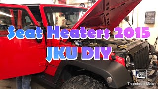 JK Seat Heater Install DIY [upl. by Nimesh965]