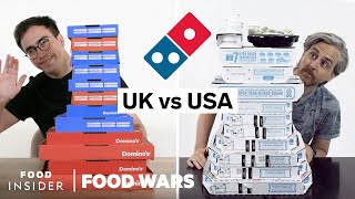 US vs UK Dominos  Food Wars [upl. by Lirrad]