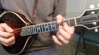 Cooleys Reel  Traditional Fiddle Tune on Mandolin [upl. by Ainitsirc]