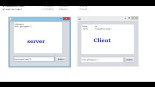 chat application using java sockets with GUI [upl. by Skip]