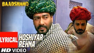 Hoshiyar Rehna With Lyrics  Baadshaho  Neeraj Arya  Kabir Café  TSeries [upl. by Gray112]