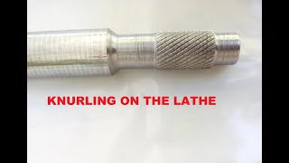 KNURLING ON THE METAL LATHE MACHINE [upl. by Lombardi]