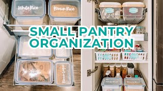 Small Pantry Organization Before amp After  Dollar Tree amp Ikea  The DIY Mommy [upl. by Pogue885]