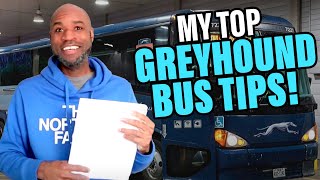 Top 10 GREYHOUND BUS Travel Tips [upl. by Jany]