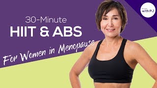 30Min HIIT amp Abs  Fitness Programs for Women In Menopause [upl. by Weibel192]