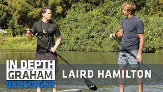 Paddling and surfing with Laird Hamilton [upl. by Yrrej]