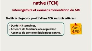 Conduite à tenir devant une Toux native chronique [upl. by Solhcin]