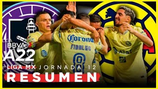 Mazatlán 13 América  Jornada 11  Apertura 2022  RESUMEN Y GOLES [upl. by Yelkrab]