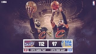 Warriors vs Cavaliers Game 5 NBA Finals  061316 Full Highlights [upl. by Naie367]