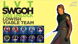 LVT  LOW GEAR GAS Unlock P2  P4 Guide  Clash on Kamino  SWGOH  Galaxy of Heroes [upl. by Lraed]