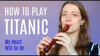 How to play TITANIC  Team Recorder [upl. by Llehcram817]