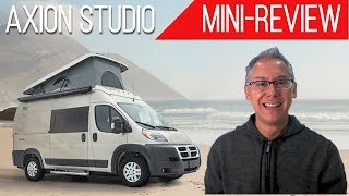 MiniReview  Carado Axion Studio  Affordable Poptop Camper Van Thats Only 17 Feet in Length [upl. by Siol]