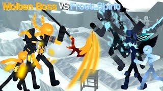 Molten Boss VS Frost Spirit  TDS Animation [upl. by Znarf]