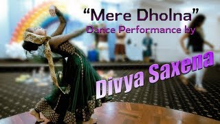 quotMERE DHOLNAquot Dance Performance by Divya Saxena  Indian Baby Shower Sydney 2017 [upl. by Llewen]