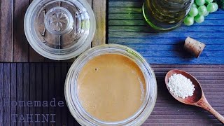 How to make TAHINI sesame paste [upl. by Rombert57]