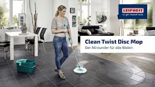 Leifheit Clean Twist Disc Mop Deutsch [upl. by Adnilim239]