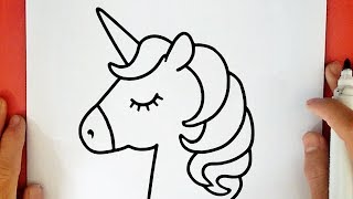 COME DISEGNARE UN UNICORNO KAWAII [upl. by Weksler]