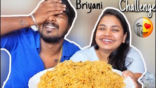 BRIYANI EATING CHALLENGE I cheated Ram 🤣 [upl. by Suivatra]