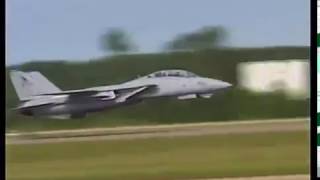 Spectacular F 14 Low Pass Take off [upl. by Oecile]