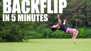 Learn How to Backflip in 5 Minutes  ASAP [upl. by Einnim398]