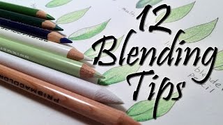 12 Blending Tips for Colored Pencils [upl. by Amlev]