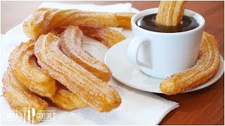 Homemade Churros Recipe 2 ways  With amp Without Piping Bag [upl. by Ahtinak763]